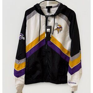 Minnesota Vikings NFL The Wild Collective Lined Windbreaker Jacket Unisex S $120